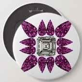 Lila Diamond Button (Vorne & Hinten)