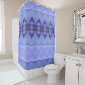 Lila Diamond Ikat Duschvorhang (Beispiel)