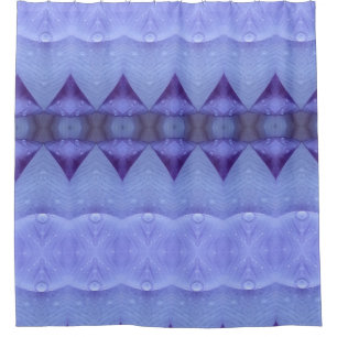 Lila Diamond Ikat Duschvorhang