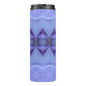 Lila Diamond Ikat Thermosbecher (Rückseite)