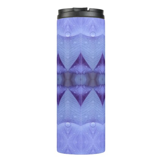Lila Diamond Ikat Thermosbecher (Rückseite)