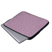 Lila Diamond Laptopschutzhülle (Vorne Knopf)