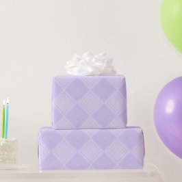 Lila Diamond Lilac Geometric Geschenkpapier