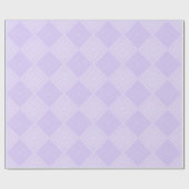 Lila Diamond Lilac Geometric Geschenkpapier (Flach)