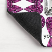 Lila Diamond Mousepad (Ecke)