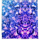 Lila Diamonds Duschvorhang (Vorderseite)