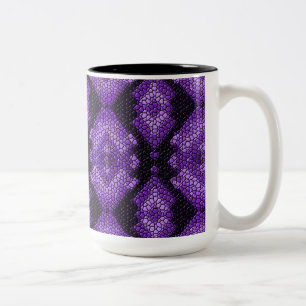 Lila Diamonds Mosaik Tiles Tasse