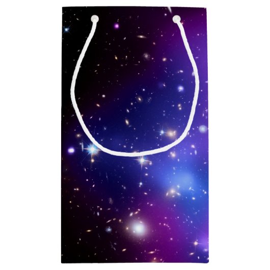 Lila die Galaxie-Universum-Astronomie NASA-Raum Kleine Geschenktüte (Rückseite)