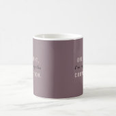 Lila 'Die Unterhaltung wird gerade noch einmal abg Kaffeetasse (Mittel)