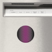 Lila diffuse Linien Magnet (In Situ (Geschirrspüler))