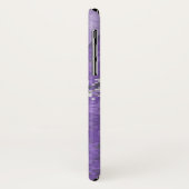 Lila Digi Camouflage mit kundenspezifischem Text Case-Mate iPhone Hülle (Hinten/Links)