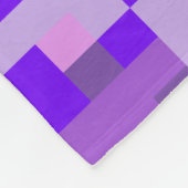 Lila Digital Camouflage Fleece Blanket (Ecke)