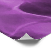 Lila digitale Röntgenkunst Poster (Ecke)
