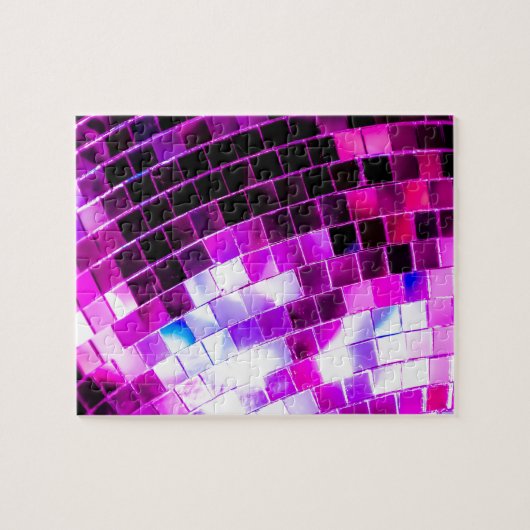 Lila Disco-Ball Puzzle (Horizontal)