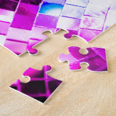 Lila Disco-Ball Puzzle (Seite)
