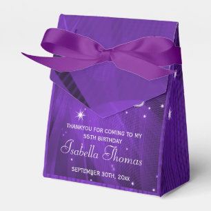 Lila Disco-Ball und sparsame Heels Gefallen-Box Geschenkschachtel