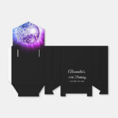 Lila Diskothek-Ball der 70er Jahre Geschenkschachtel (Ungefaltet)