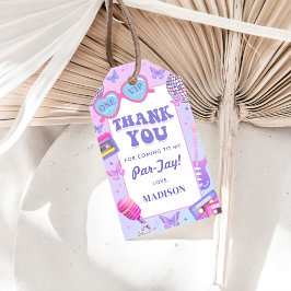 Lila Diskothek in meiner Geburtstagszeit Geschenkanhänger