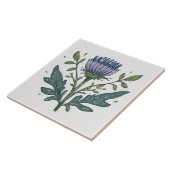 Lila Distel Fliese (Seite)
