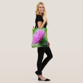 Lila Distel-Tragetasche Tasche (Am Model)