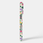 Lila Ditsy Blumen Monogramm Case-Mate iPhone Hülle (Rückseite / Rechts)