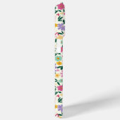 Lila Ditsy Blumen Monogramm Case-Mate iPhone Hülle (Rückseite / Rechts)