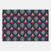 Lila Diwali Geschenkpapier Set (Vorderseite 2)