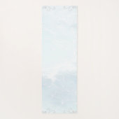 Lila Dolphin Personalisiert Yoga Mat Yogamatte (Rückseite)