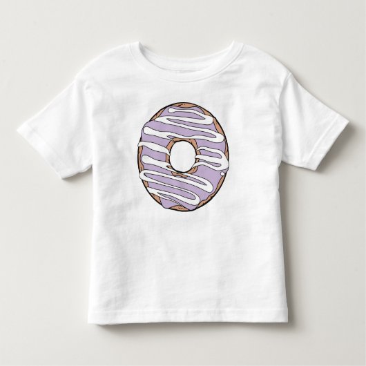 Lila Donut, Doughnut, Icing, Zuckerguss, Glaze Kleinkind T-shirt (Vorderseite)