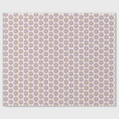 Lila Donut-Papier Geschenkpapier (Flach)