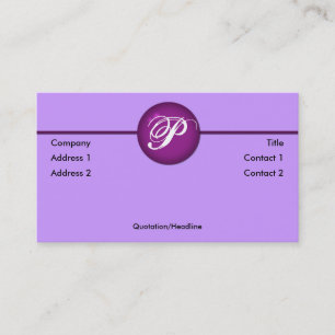 Lila Dot-Visitenkarte Visitenkarte