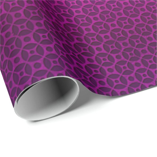 LILA DOTS GESCHENKPAPIER (Rolleneckpunkt)