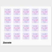 Lila Dotty Candy Buffet Sticker (Blatt)