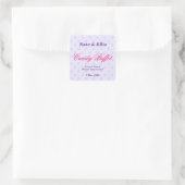 Lila Dotty Candy Buffet Sticker (Tasche)