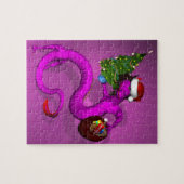 Lila Drache 8x10 Puzzle (Horizontal)