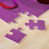 Lila Drache 8x10 Puzzle (Seite)