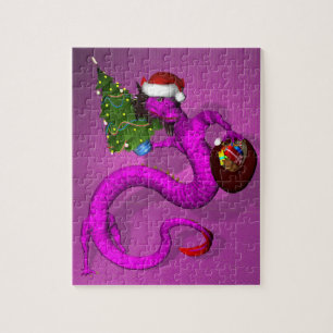 Lila Drache 8x10 Puzzle