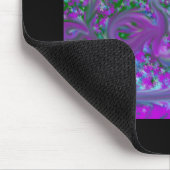 Lila Drache-Freund Mousepad (Ecke)