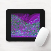 Lila Drache-Freund Mousepad (Mit Mouse)