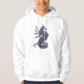 LILA DRACHE HOODIE (Vorderseite)