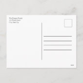 Lila Drache in den Schlitten Weihnachten frohe Wei (Rückseite)