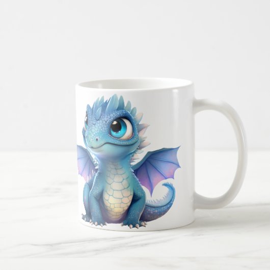 Lila Drache Kaffeetasse (Rechts)