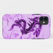 Lila Drache kundenspezifischer iPhone 5 Fall Case-Mate iPhone Hülle (Rückseite (Horizontal))