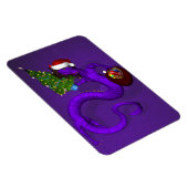 Lila Drache Magnet (Rechte Seite)