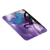 Lila Drache Magnet (Rechte Seite)