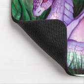 Lila Drache Mousepad (Ecke)