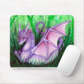 Lila Drache Mousepad (Mit Mouse)