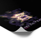 Lila Drache Poster (Ecke)