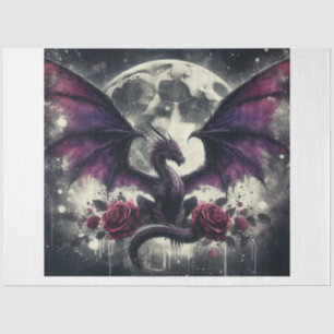 Lila Drache Seidenpapier