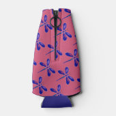 Lila Drachenfliege Flaschenkühler (Rückseite)